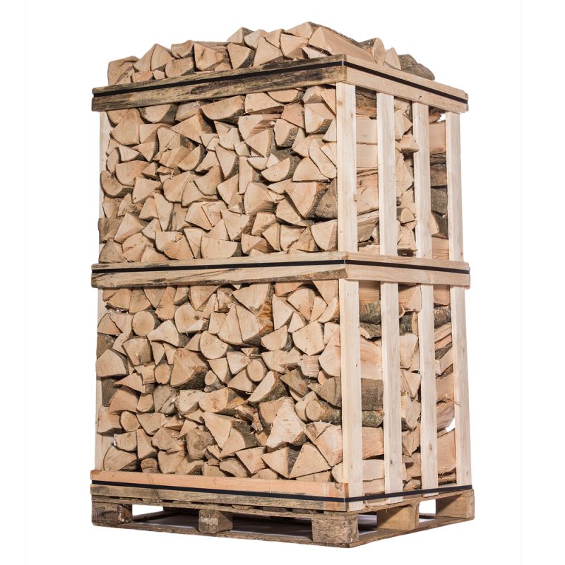 Bois de chauffage - 25 cm - Mélange de bois durs - Sec - Palette 2 m3 - 3 stères Bois de chauffage - 25 cm - Mélange de bois durs - Sec - Palette 2 m3 - 3 stères