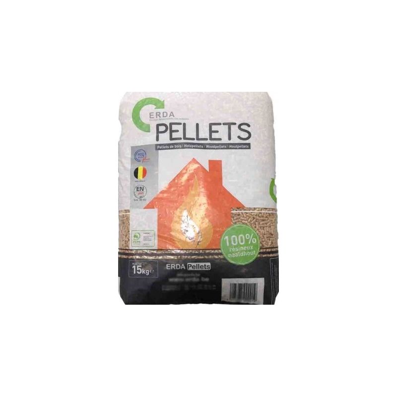 Pellet de bois Erda - Palette de 65 sacs de 15 kg