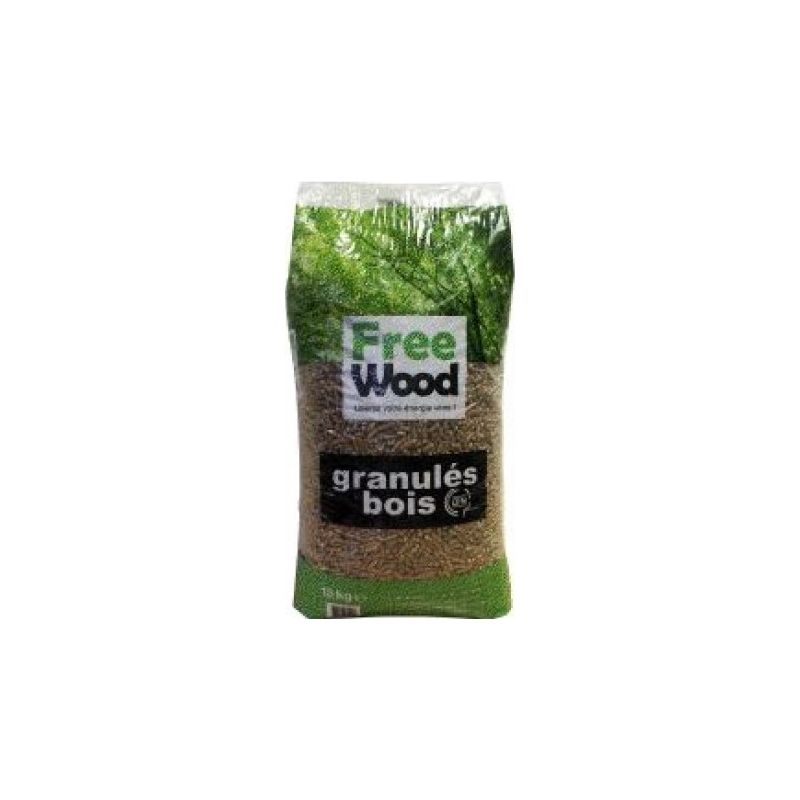 Granulés de bois Freewood - Palette de 66 sacs de 15 kg