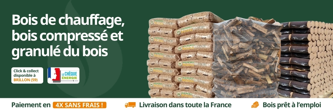 Chauffez-vous au bois énergie avec Bois Energie Nord. Trouvez vos granulés de bois, bois de chauffage et bois densifié aux meilleurs prix ! Faites vous livrer à domicile ! 