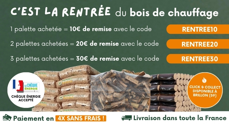 Chauffez-vous au bois énergie avec Bois Energie Nord. Trouvez vos granulés de bois, bois de chauffage et bois densifié aux meilleurs prix ! Faites vous livrer à domicile ! 