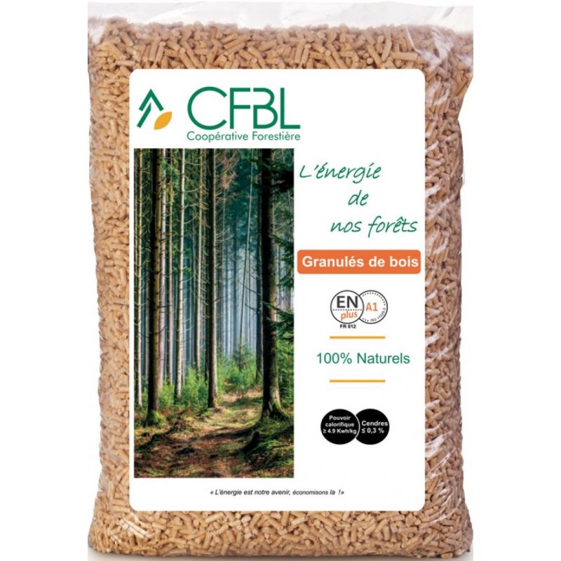 Pellet CFBL - Palette de 65 sacs de 15 kg