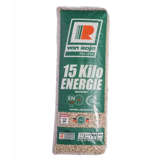 [PELLET_SAC_VANROJE] Pellet Van Roje - Sac de 15 kg