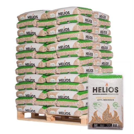 [Z9-PEL-PALETTE_HELIOS] Pellet Helios - Palette de 65 sacs de 15 kg