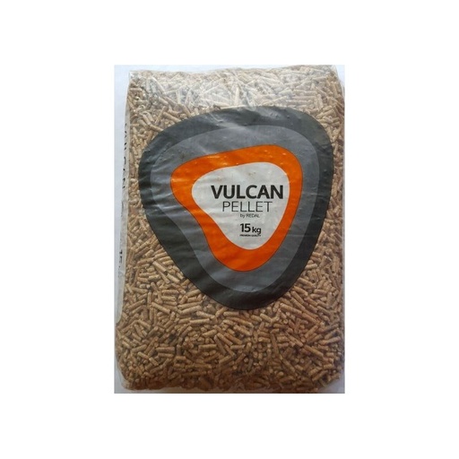 [P9_PELLET VULCAN] Granulés de bois Vulcan - Palette de 70 sacs de 15 kg