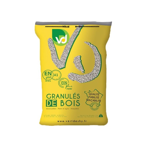 [P9_PELLET VERT DESHY] Granulés Vert Deshy - Palette de 70 sacs de 15 kg