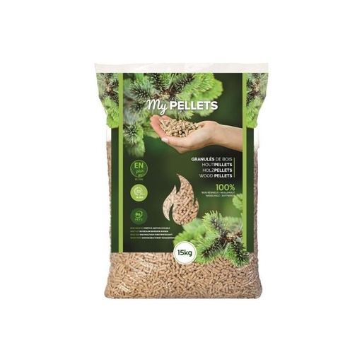 [P9_PELLET MY PELLETS] Granulés de bois My Pellets - Palette de 70 sacs de 15 kg