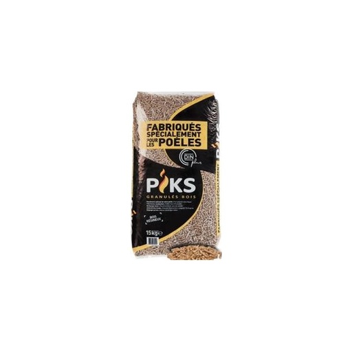 [P9_PELLET PIKS] Granulés Piks - Palette de 66 sacs de 15 kg