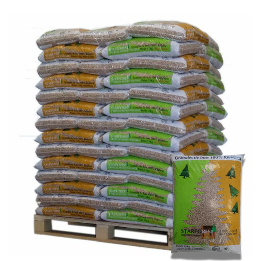 [PELLET_PALETTE_STARFOREST] Pellet Starforest - Palette de 70 sacs de 15 kg