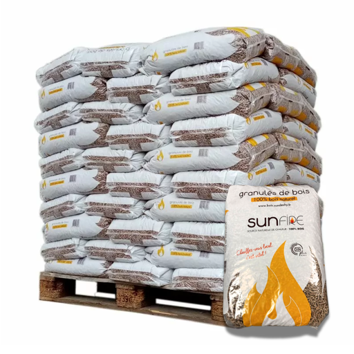 [PELLET_PALETTE_SUNFIRE] Pellet SunFire - Palette de 70 sacs de 15 kg