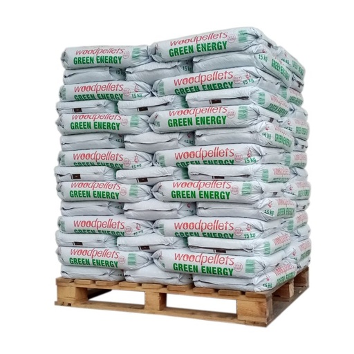 [PELLET_PALETTE_GREENENERGY] Pellet Green Energy - Palette de 65 sacs de 15 kg