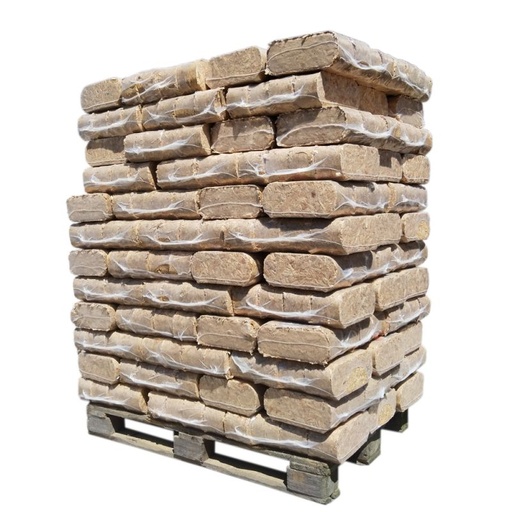 [DENSIFIE_PALETTE_BRIQUE] Bois densifié - Brique forestière - Palette de 1080 kg