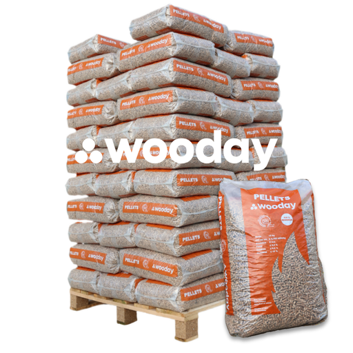[PELLET_PALETTE_WOODAY] Pellet Wooday - Palette de 65 sacs de 15 kg