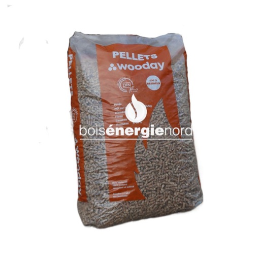 [PELLET_SAC_WOODAY] Pellet Wooday - Sac de 15 kg