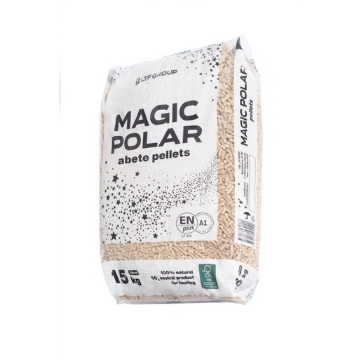 [PELLET_SAC_MAGIC POLAR] Pellet MAGIC POLAR - Sac de 15kg - EN Plus A1