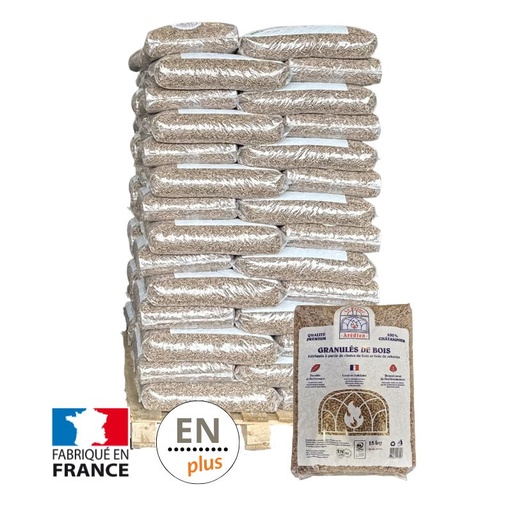 [PELLET_PALETTE_AREDIEN] Pellet Arédien - Palette de 70 sacs