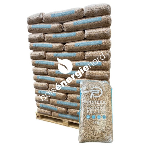 [PELLET_PALETTE_PINIERA] Pellet PINIERA - Palette de 65 sacs de 15 kg